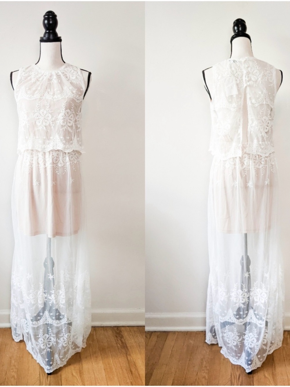 🦋LAST🦋 NWT Fate Floral Lace Maxi Dress